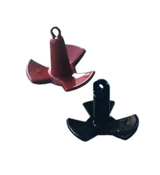 Dipped plastic river anchor