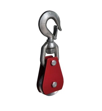 YJ206 Alum blocks w/swivel hook