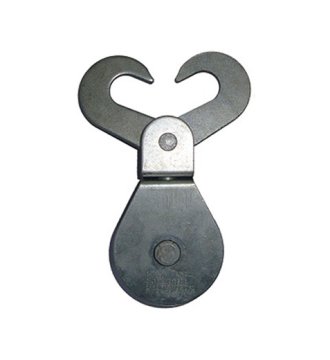 YJ209 Swivel double hook block