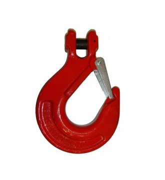 G80 European type clevis slip hook with latch