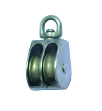 YJ037 Double sheave pulley swivel eye