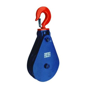 YJ060 Light type champion snatchblock double sheave with hook