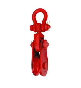 YJ066 Champion snatch block with shackle