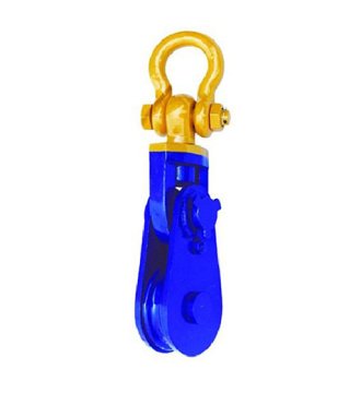 YJ069 Super champion snatch block with shackle