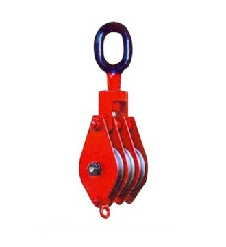 YJ090 7613 Type pulley blocktriple sheave with eye