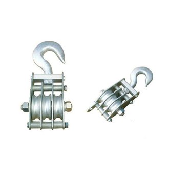 YJ157 European steel pulleys with triple sheel