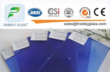 Dark Blue Float Glass