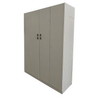 armoire de lit murale blanche