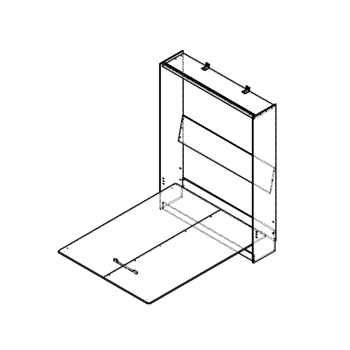 Armoire pour lit escamotable