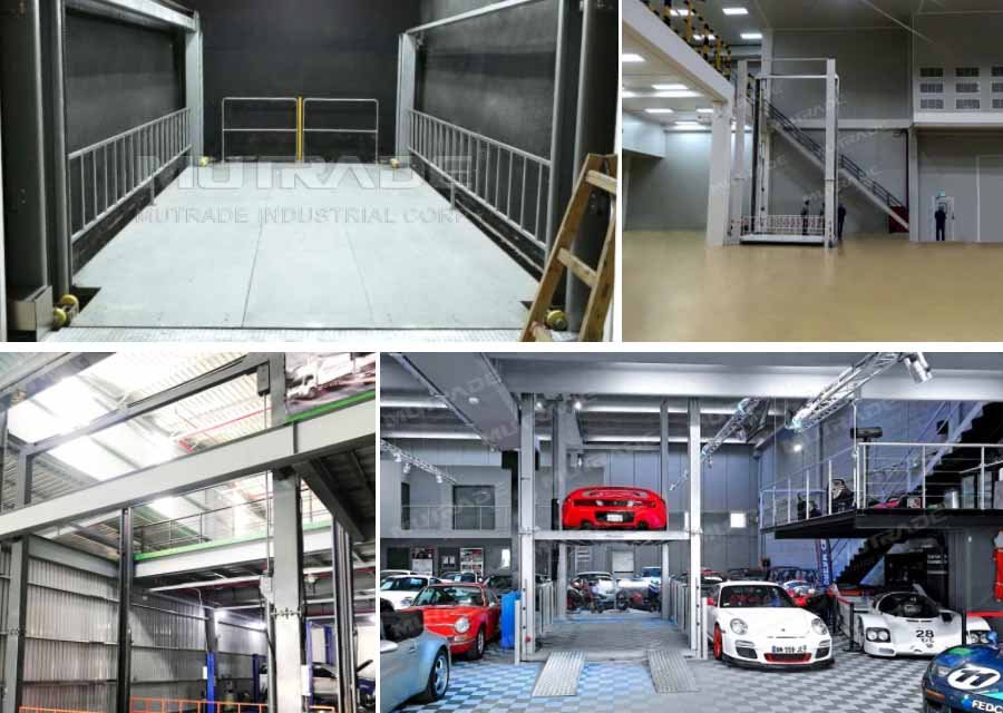 Plataforma de elevación hidráulica: Elevador de automóviles para garaje, estacionamiento y concesionario de automóviles