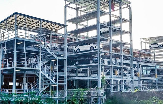 Mutrade Automatic Tower Car Parking System instalado en Costa Rica