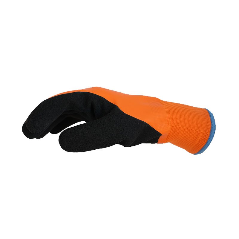 GUANTES DE TRABAJO TÉRMICOS CON CAPA DE LÁTEX DE 15 G Y FORRO POLAR DE 10 G-202