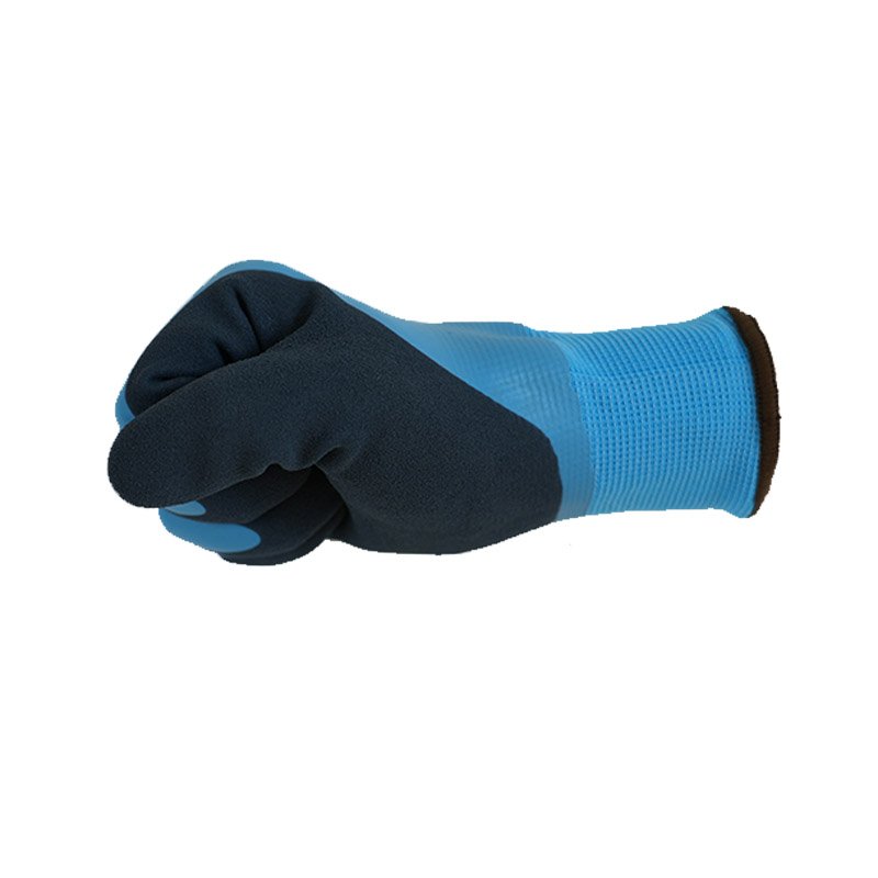 301 GUANTES DE TRABAJO DE LÁTEX ARENA DE DOBLE CAPA DE 15 G IMPERMEABLES-189