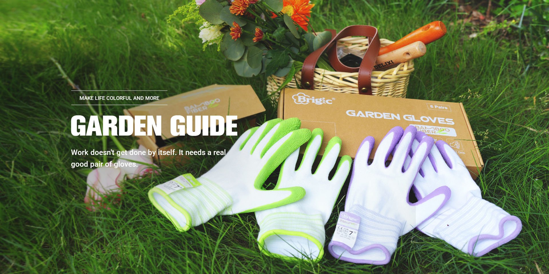 polyester garden cheap work gloves