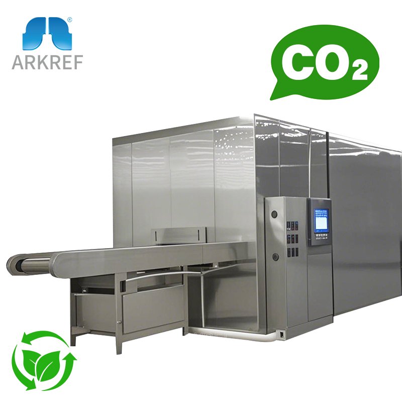 Congelador de túnel de CO₂
