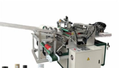 Fully automatic hot melt adhesive paper tube labeling machine - The choice of high efficiency, precision and worry-free.