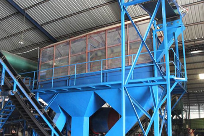 NPK Compound fertilizer Produtcion line with capacity 50,000tons per year installed in 2011 in Mauritius