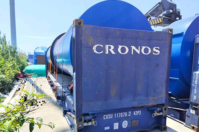 NPK Compound fertilizer Produtcion line with capacity 6-7 tons per hour  installed in 2022 in Medan Indonesia（ Loading Site ) 