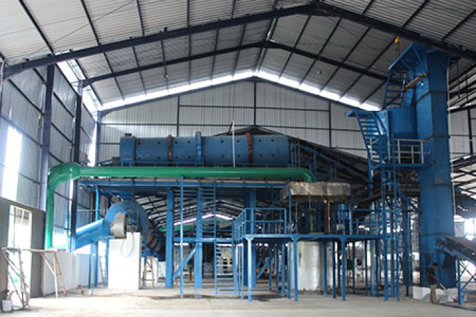 NPK Compound fertilizer Produtcion line with capacity 100,000tons per year installed in 2016 in Medan,Indonesia