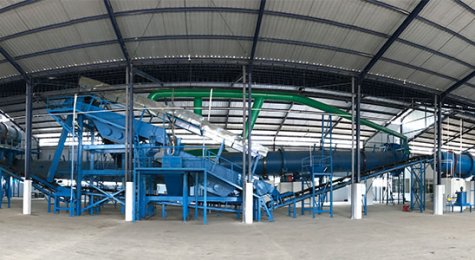 The Fermentation, Drying , Crushing & Granulation Production Line for Palm Fiber