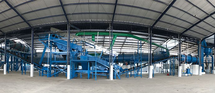 The Fermentation,Drying ,Crushing & Granulation Production line for Palm Fiber