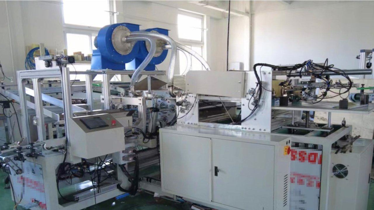 Four Stations Paper Tube Labeling Machine with Water Glue | Senmei Packaging Machinery