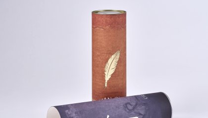 Cardboard tube wet glue (PVA) labeling machine