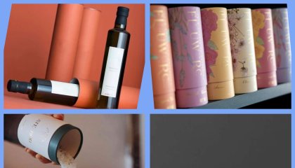 Paper tube hot-melt adhesive labeling machine