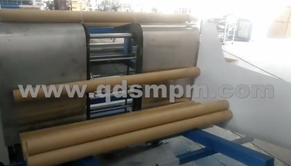 Automatic paper tube finishing machine structure