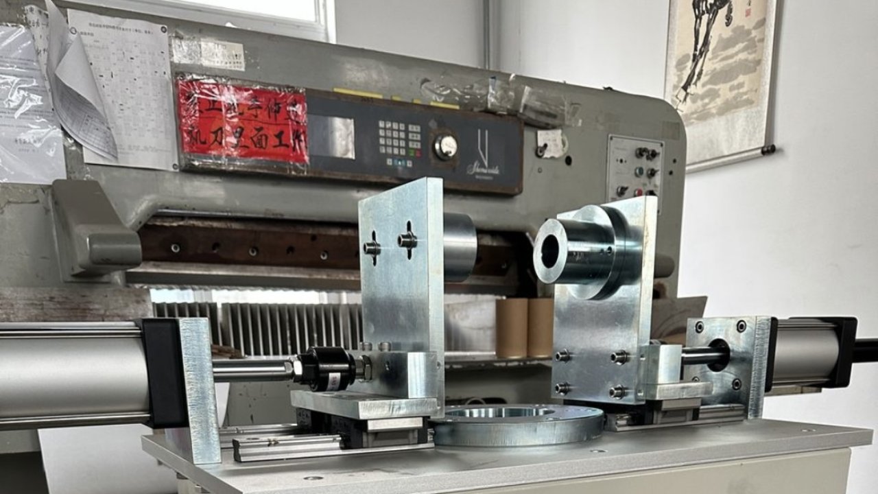 Paper tube window opening equipment