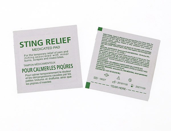 Sting Relief Pad