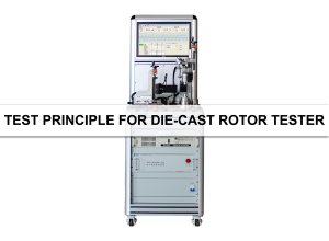 Test principle for die-cast rotor tester