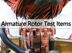 Armature Rotor Test Items