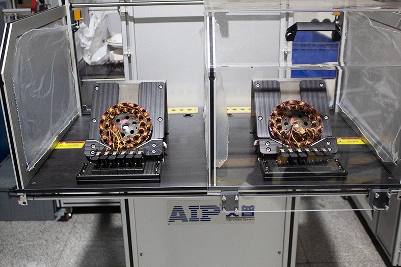 AIP motor stator tester application site