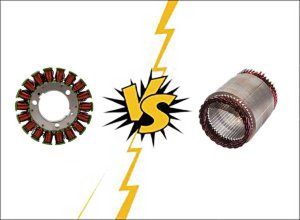 Difference between single-phase motor stator and three-phase motor stator