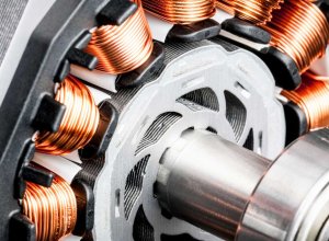 What is the stator of a brushless motor?