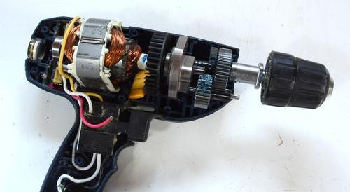 Power tool motor structure