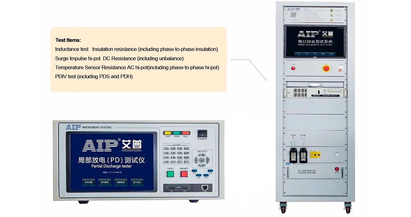 AIP Motor PD partial discharge tester