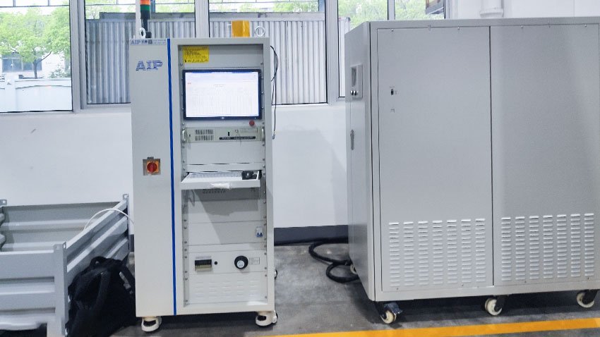 Three-phase industrial motor tester reference site