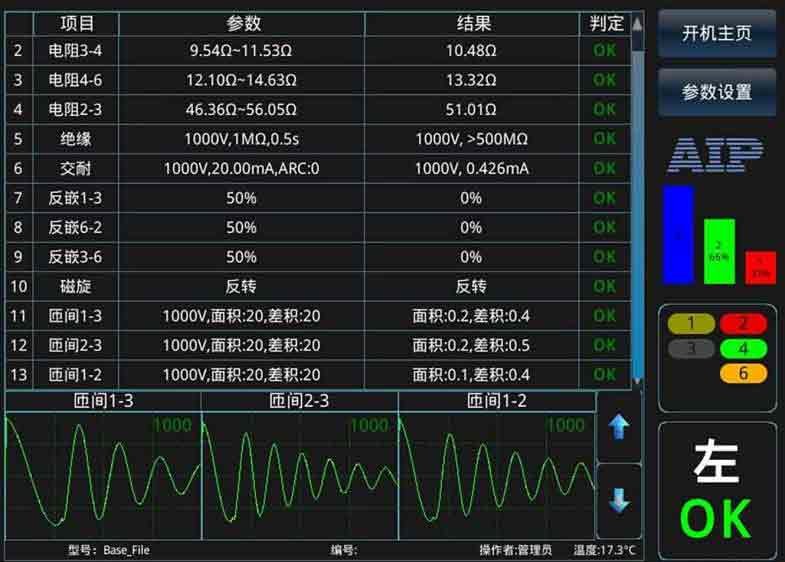 Motor Stator Winding Coil Tester Test Interface-AIP