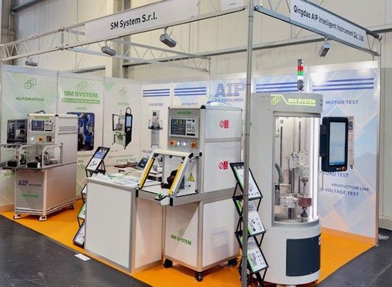 AIP's Booth at the exhibition