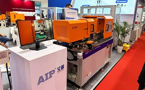 The-AIP-company's-human-shaped-robot-exhibition-site-in-Hangzhou
