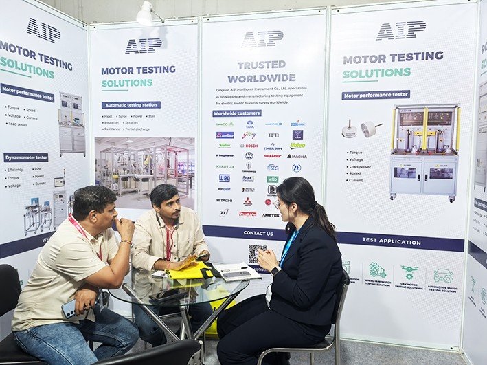 AIP Instrument showcased Advanced motor testing solutions at Automation Expo 2026 India.