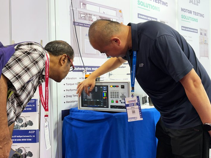 AIP Instrument showcased Advanced motor testing solutions at Automation Expo 2026 India.