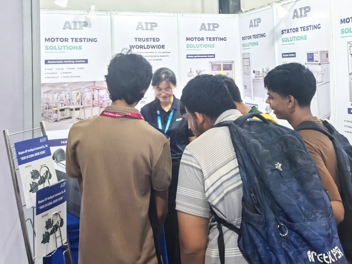 AIP Instrument showcased Advanced motor testing solutions at Automation Expo 2026 India.