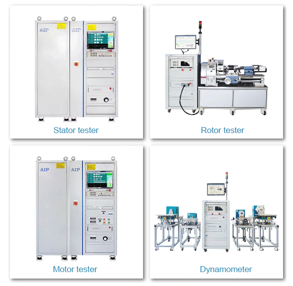 Three-phase industrial motor test solution