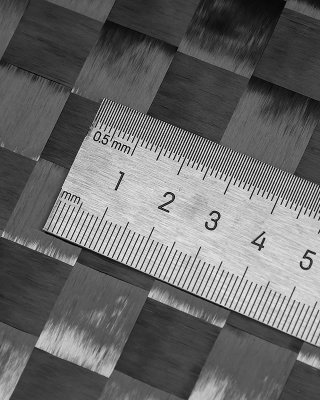 Spread Tow Carbon Fibre Fabric Plain
