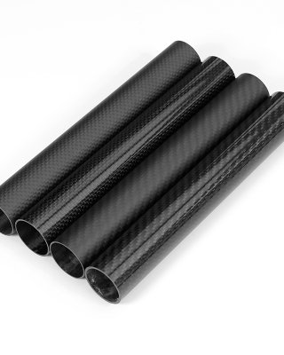 3K Plain Glossy Carbon Fiber Tube