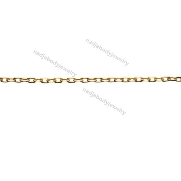 14K Gold Rolo Chain