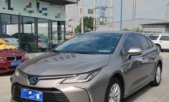 2021 Toyota Corolla, 1.8L E-CVT hybrid version, flagship version.